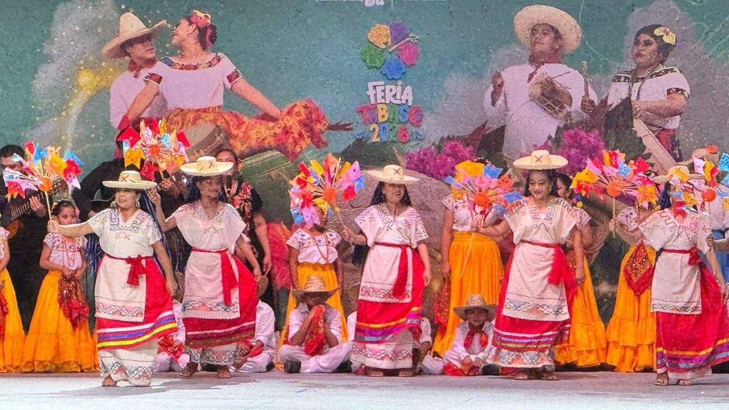 Zapateado de Centla y Comalcalco destaca en Feria Tabasco 2026