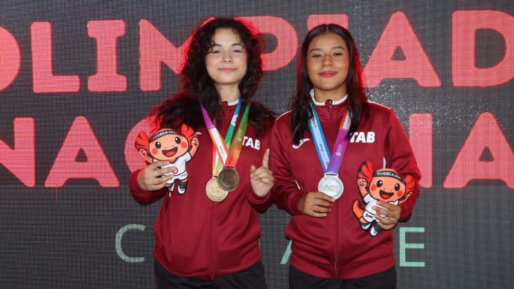 Tabasco cierra luchas femenil con oro y plata en ON2026