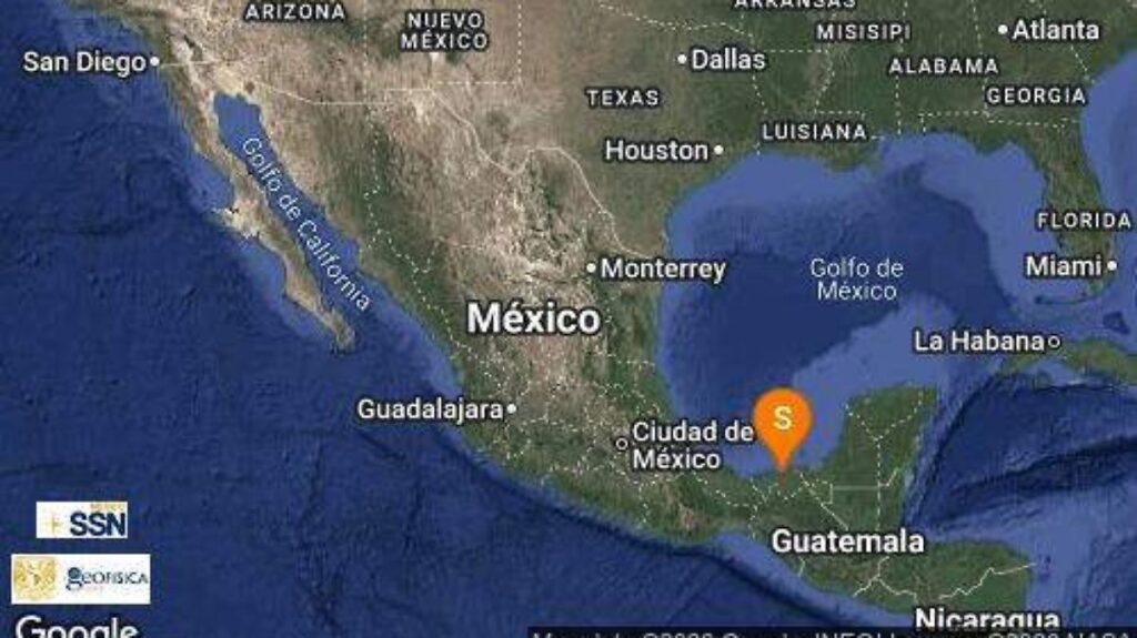 Tabasco registra tres movimientos sísmicos en menos de tres horas
