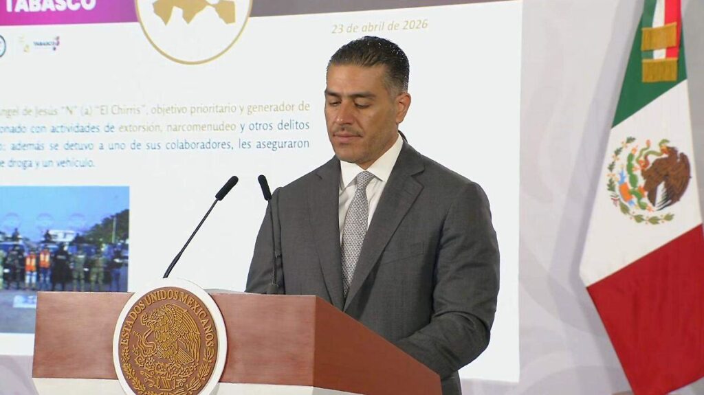 Detienen en Tabasco a Ángel de Jesús “N”, alias “El Chirris”, objetivo prioritario