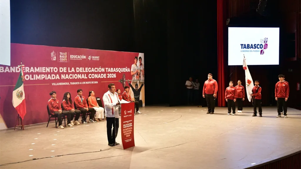 Generación histórica de atletas Tabasco parte a Olimpiada Nacional