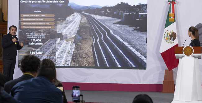 Obras por 12 mil mdp para evitar inundaciones