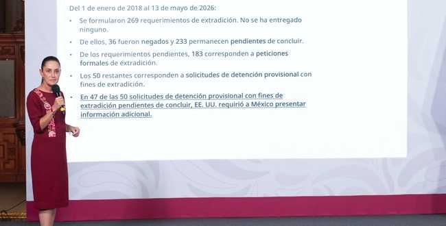 México pide reciprocidad en casos de extradición