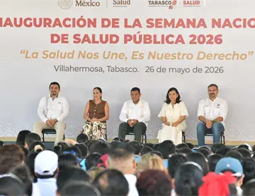 Ponen en marcha Semana Nacional de Salud en Tabasco