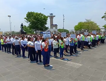 Participaron en simulacro nacional casi 200 mil trabajadores en Tabasco de 2 mil inmuebles registrados