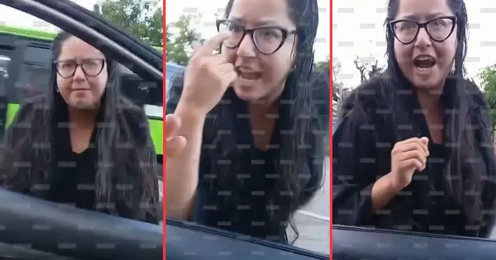 VIDEO: Surge “Lady Martillo”: Mujer agrede vehículo tras percance vial en la CDMX
