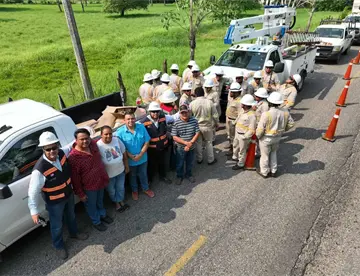 Inician trabajos de libranza y verificación de transformadores en comunidades de Jalapa