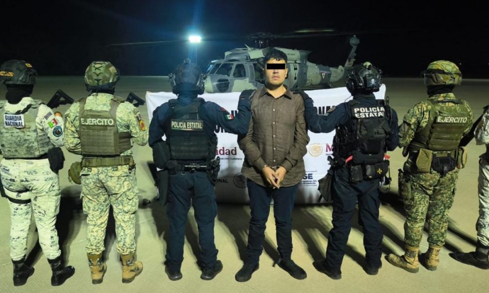 Cae “Gabito”, presunto jefe regional de grupo criminal en Sinaloa