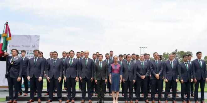 La Presidenta Claudia Sheinbaum Pardo encabezó la Ceremonia de Abanderamiento