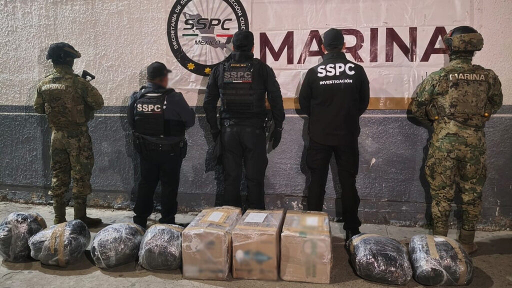 Aseguran 150 kilos de metanfetamina en Baja California