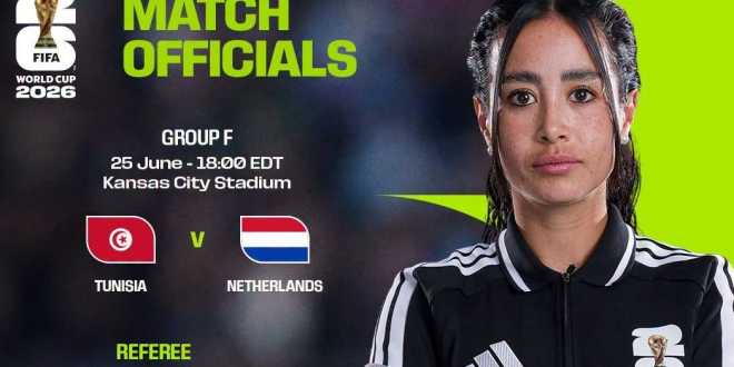 Katia Itzel García dirigirá el partido Túnez-Países Bajos