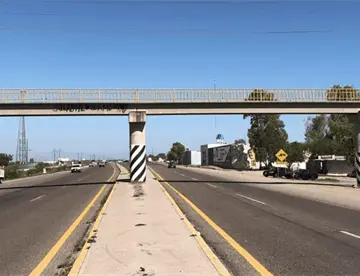 Anuncia SICT Tabasco cierre parcial en la carretera Villahermosa – Escárcega por desmantelamiento de puente peatonal