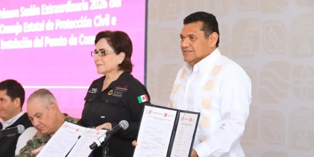 Laura Velázquez y Javier May: Protección Civil en Tabasco