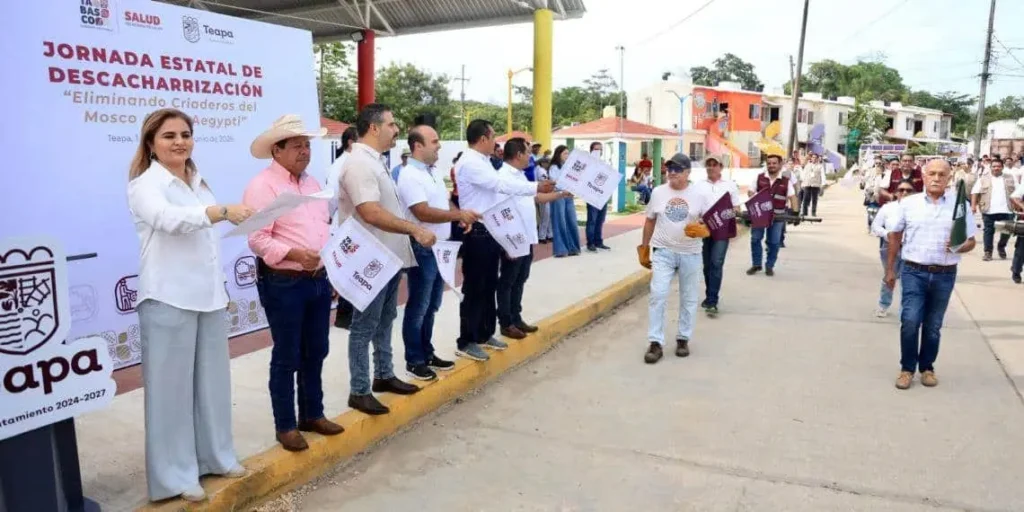 Descacharrización en Tabasco
