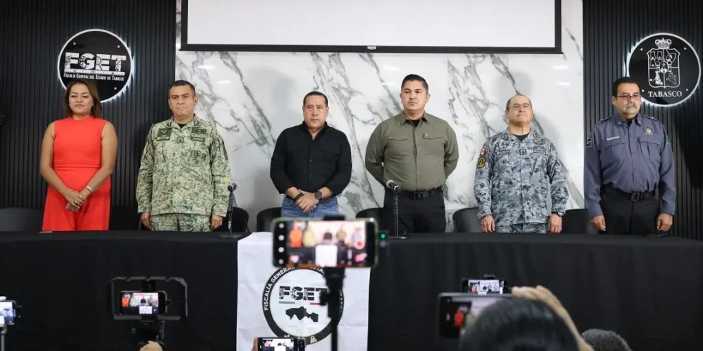 Coordinación efectiva: detenidos por seguridad en Tabasco