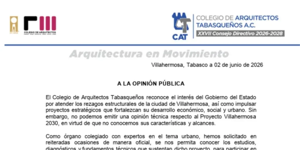 Impacto del Proyecto Villahermosa 2030 en Tabasco