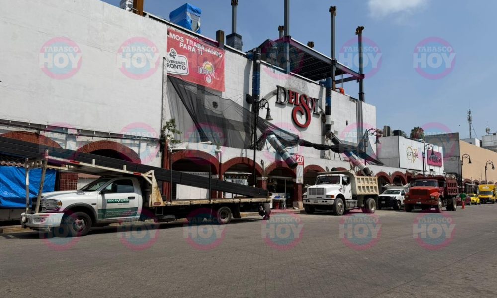 Avanza rehabilitación en la tienda Del Sol de Villahermosa