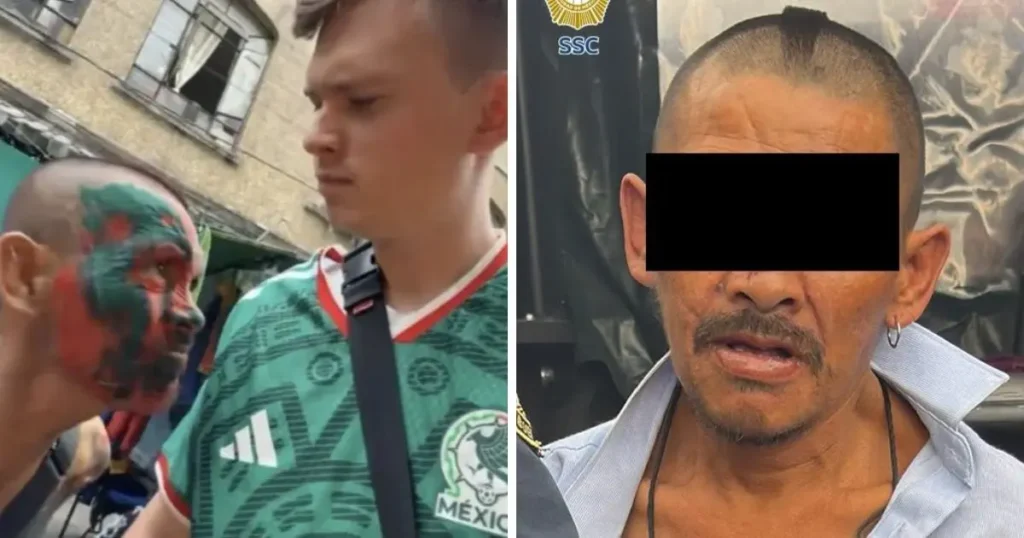 Detienen en CDMX a sujeto que amenazó con un arma blanca a influencer alemán
