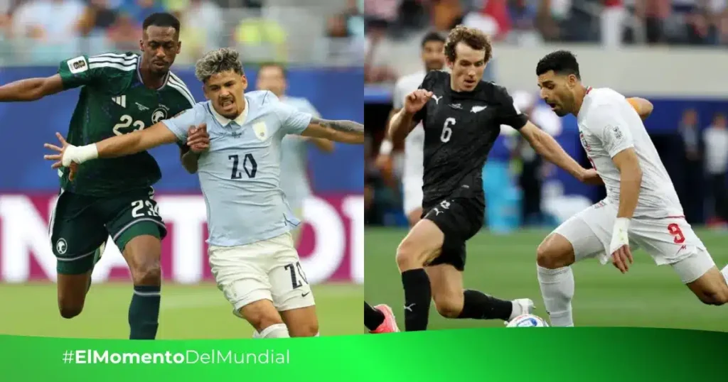 Resumen de Nueva Zelanda vs Irán y Uruguay contra Arabia Saudita