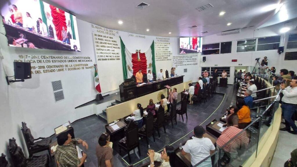 20 diputados justifican ausencias en sesiones del Congreso de Tabasco