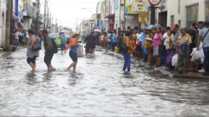 Calor extremo provocó lluvias históricas en Mérida