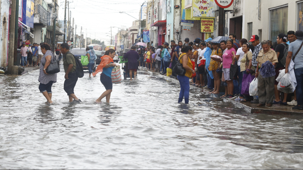 Calor extremo provocó lluvias históricas en Mérida