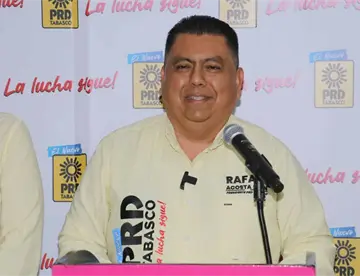 Movilización del PRD Tabasco contra CFE será entre el 20 y 25 de julio: Acosta