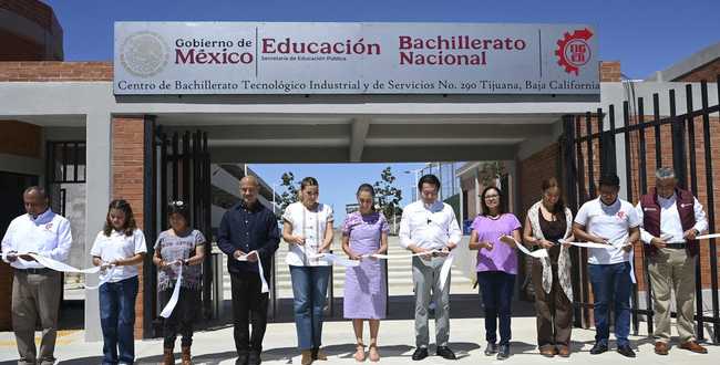 Con nuevo Bachillerato en Tijuana, impulsan 200 mil nuevos espacios educativos