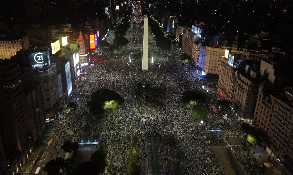Argentina se paraliza: festejos masivos tras el pase a la final del Mundial 2026