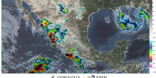 Se pronostican lluvias intensas para regiones de estos estados