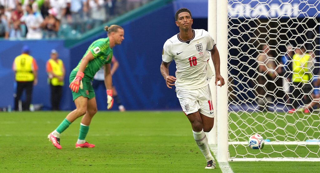 Inglaterra avanza a semifinales con doblete de Bellingham