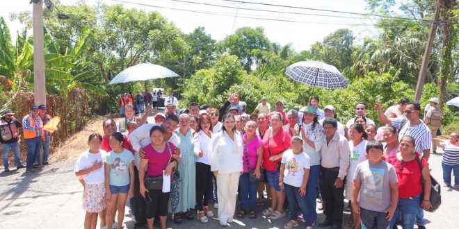 Entrega Yolanda Osuna obras de pavimentación y agua potable en Gaviotas Sur, Sector Armenia