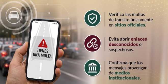Pide SSPC tener cuidado con falsas multas de tránsito