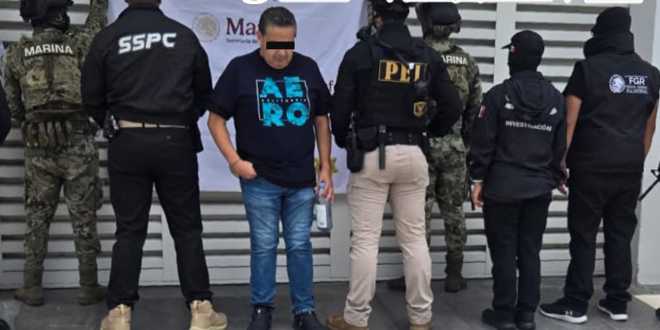 Cae presunto operador financiero de un grupo delictivo en Mérida, Yucatán