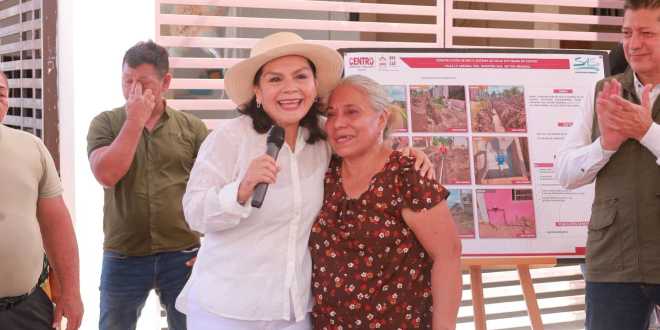 Inaugura Yolanda Osuna obras integrales en las calles Rubí y Laguna de Gaviotas Sur sector Coquitos