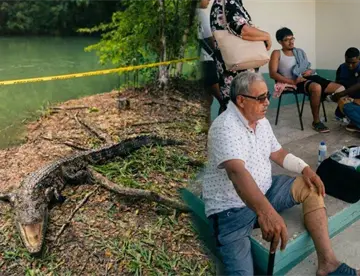 Ataque de cocodrilo en Cascadas de Reforma Balancán deja dos heridos