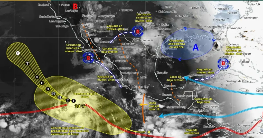 Pronóstico del clima: lluvias con descargas eléctricas en gran parte del país