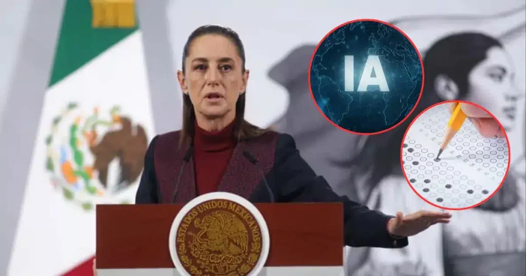 A presunto uso de IA en examen a la UNAM, esto dijo Claudia Sheinbaum