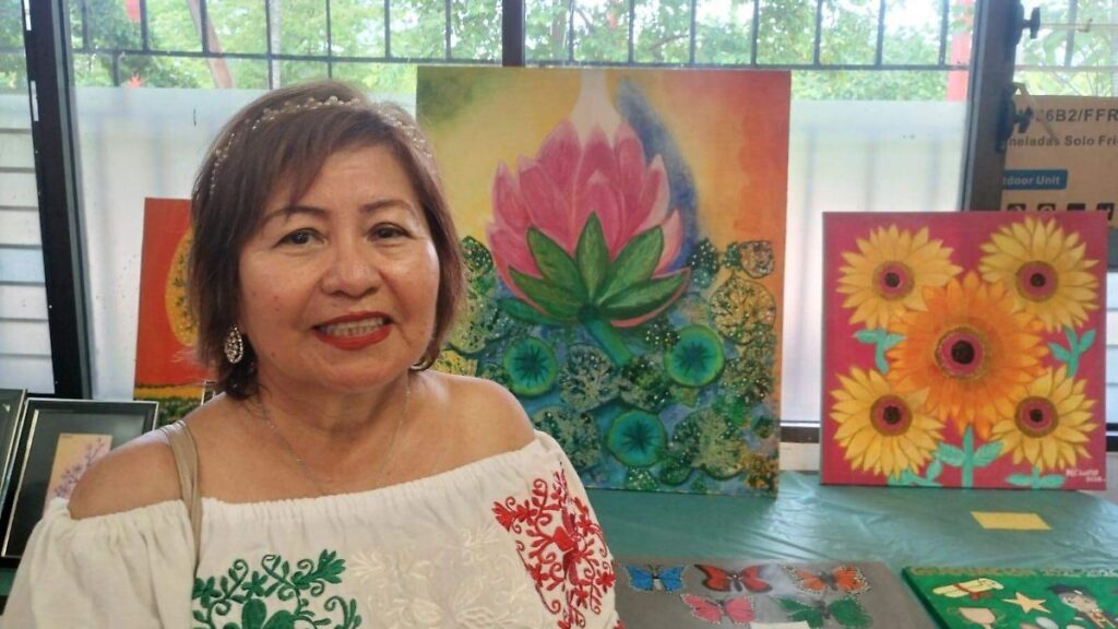 La poesía llega al lienzo con María del Carmen Luna Pérez