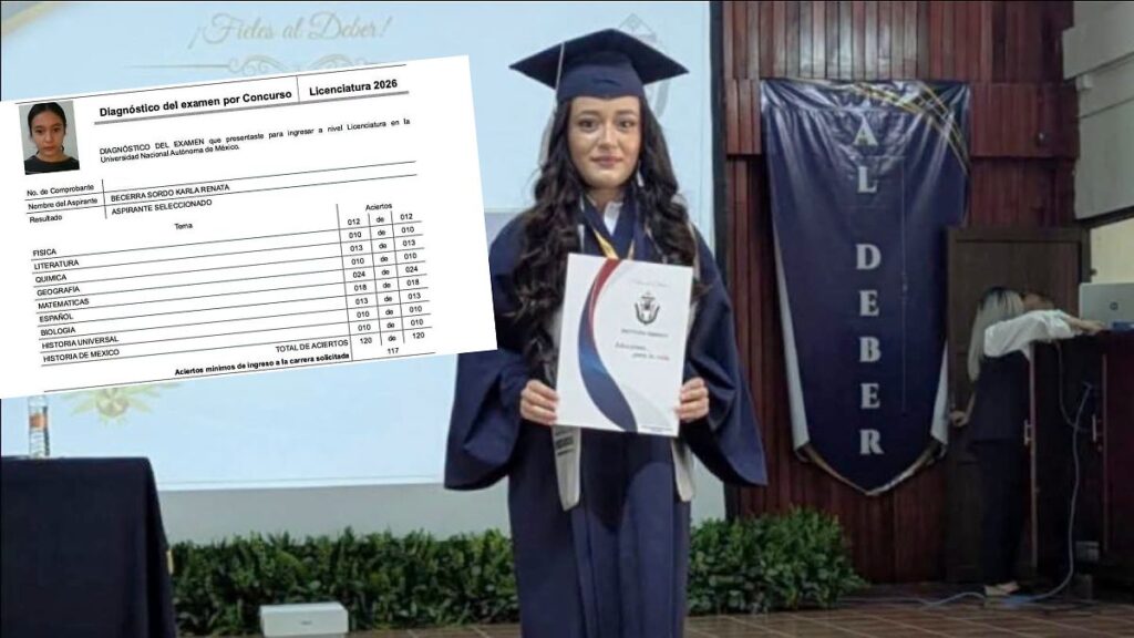 ¡Una tabasqueña hace historia! Karla obtiene el máximo puntaje en examen de la UNAM