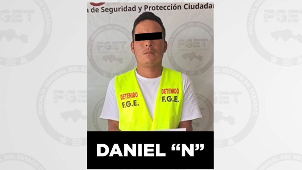 Fiscalía vincula a proceso a Daniel N., por presunto feminicidio en Centro
