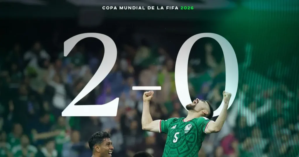 México derrota 2-0 a Ecuador y avanza a los octavos de final del Mundial 2026
