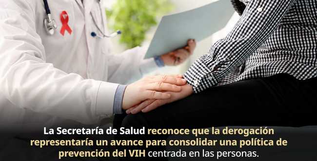 Derogar peligro de contagio beneficia los derechos humanos y la salud
