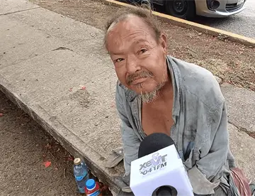 Más de un año lleva don Silvestre en situación de calle; pide ayuda para regresar a Toluca