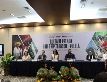 Gobiernos de Tabasco y Puebla realizan primer recorrido de vinculación turística