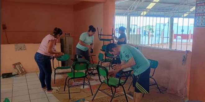 Alistan escuela para el regreso a clases