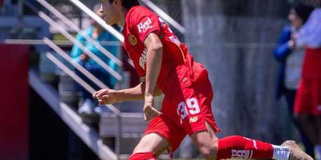 Fernando Ruiz Campos, líder de goleo con Toluca Sub-17; suma cinco goles en cinco partidos