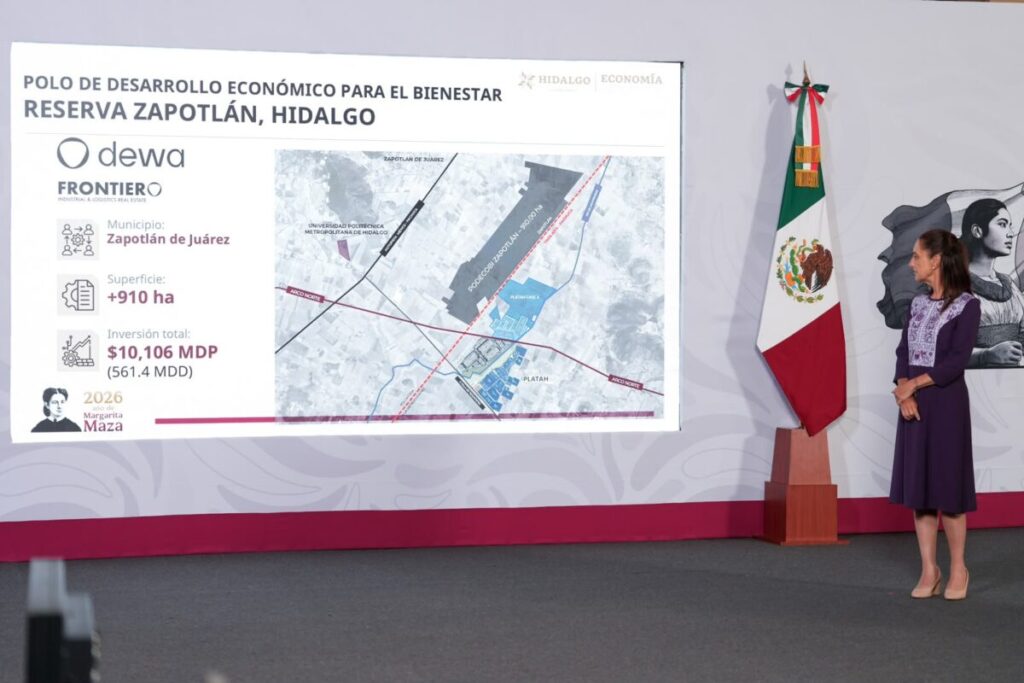 Hidalgo suma más de 16 mil 500 mdp en inversiones; Zapotlán apuesta por industria farmacéutica