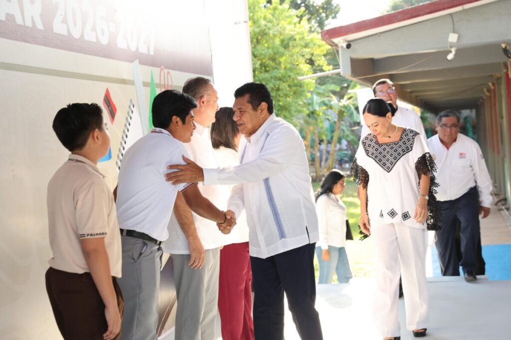 Inaugura Gobernador Javier May ciclo escolar 2026-2027; la verdadera riqueza de Tabasco está en sus estudiantes, afirma