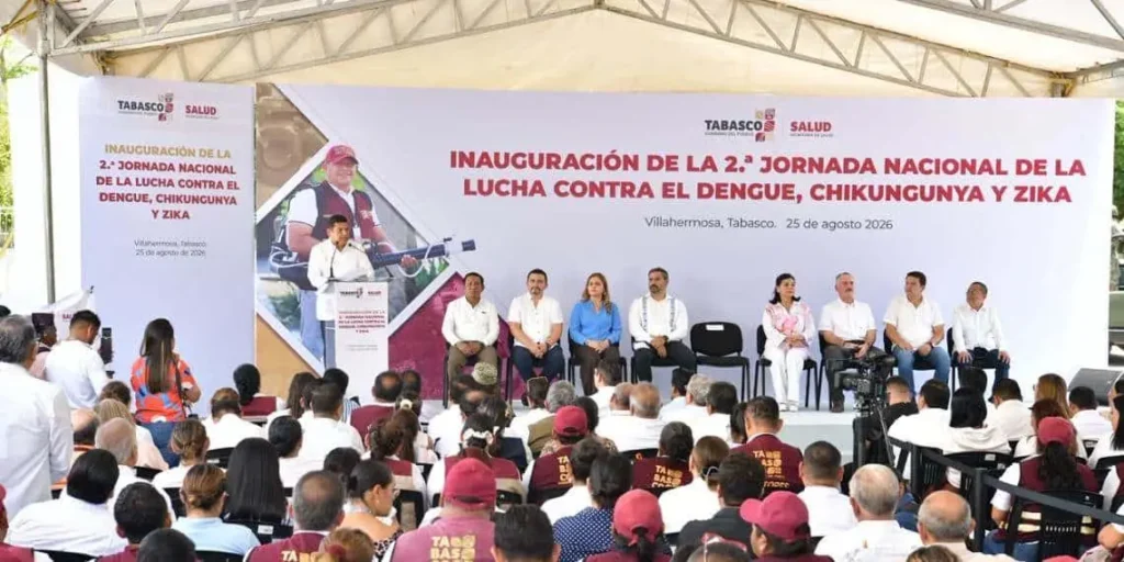 Tabasco: Inicio de Jornada Nacional contra el Dengue